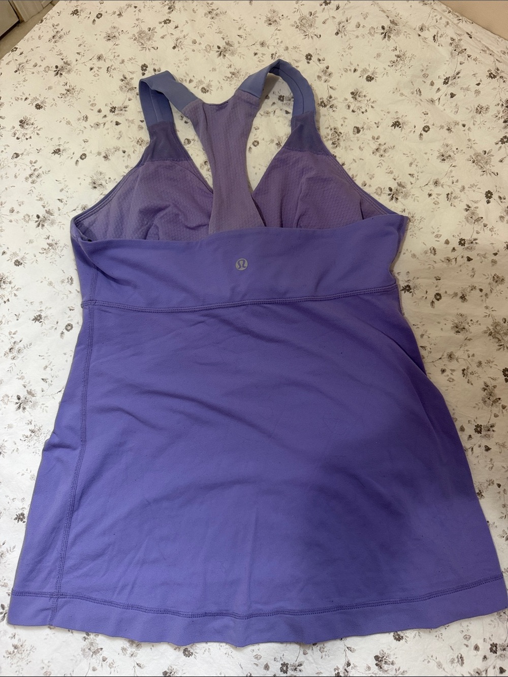 lululemon athletica Purple Racerback Tank with Built-In Bra